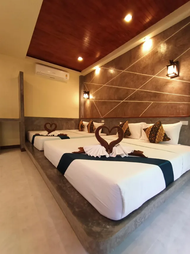 بنغل سوبيريور بسرير كينج وسرير فردي، LANTA PEARL BEACH RESORT 1/1