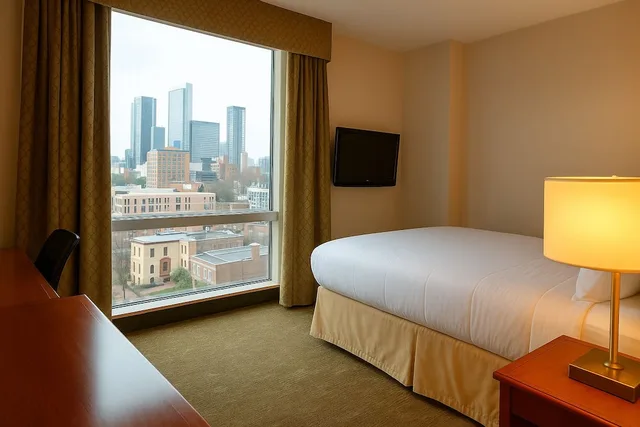 Classic, Queen Bed, LIC Manhattan View Hotel 3/3