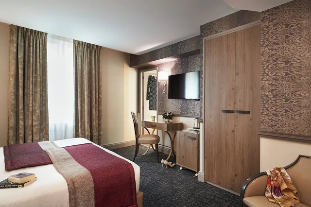غرفة ديلوكس بسريرين منفصلين، Best Western Premier Hotel Bayonne Etche Ona-borde 7/9