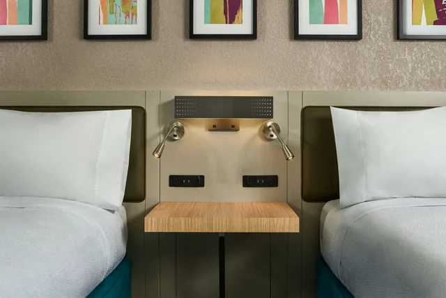 غرفة بسريرين كوين، Hilton Garden Inn Tewksbury Andover 2/3
