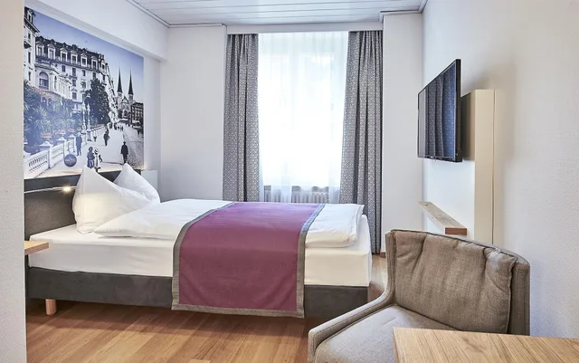 غرفة كلاسيكية مفردة، Hotel Central Luzern 3/14