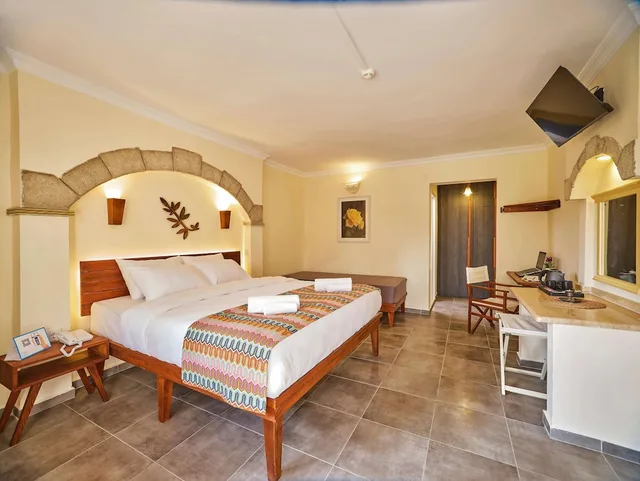 غرفة سوبيريور بسرير مزدوج وسرير فردي بإطلالة على الحديقة، Club Resort Atlantis 1/9