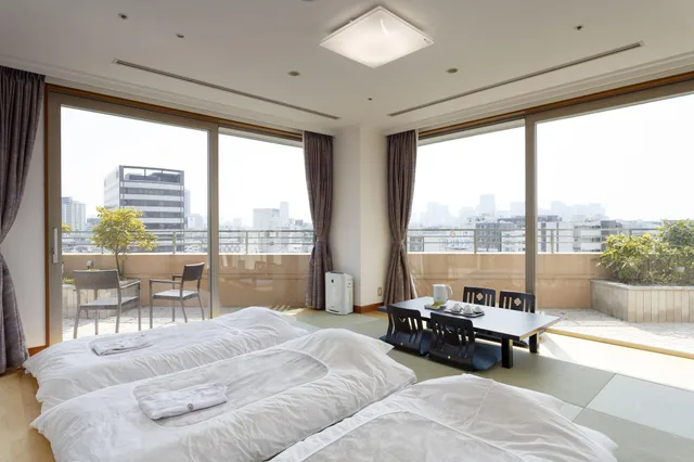 غرفة بريميوم بسريرين منفصلين، RYOGOKU VIEW HOTEL 2/3