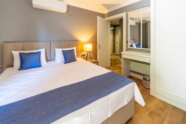 شقة سكنية فاخرة بسريرين كوين بإطلالة على البحر، Iskelem Hotel 1/10