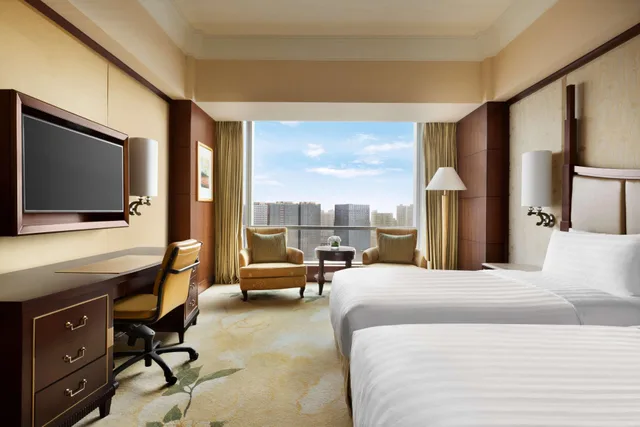 غرفة كلوب بسريرين منفصلين، Shangri-La Wenzhou 1/1
