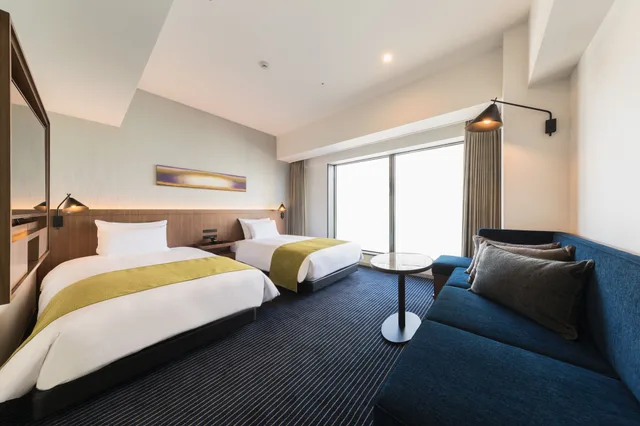 غرفة بسريرين منفصلين بإطلالة على المدينة في طابق مرتفع، Hotel Metropolitan Kawasaki 1/3