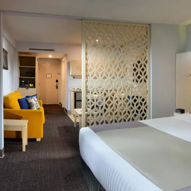 جناح جونيور بسرير كينج مع أريكة، Gran Hotel De Puebla by HNF 1/3
