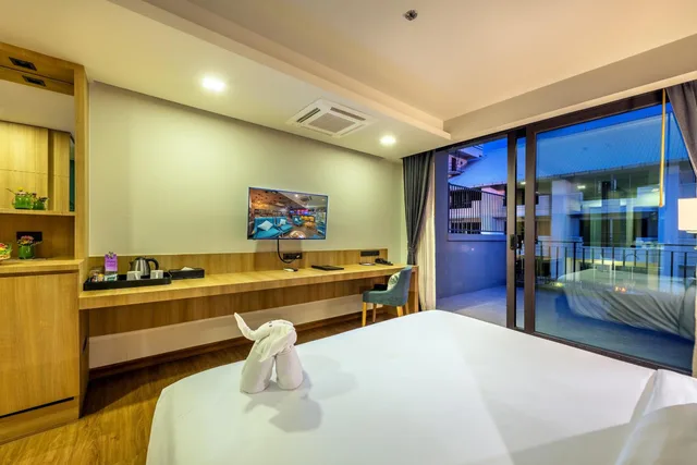 جناح استوديو بسرير فردي بإطلالة على المسبح، Plaai Prime Hotel (ex D Varee Diva Central Rayong) 1/10