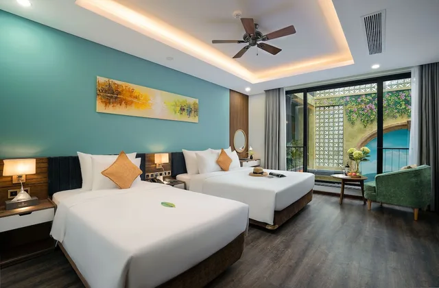 Deluxe, Triple, 1 King and 1 Single Beds, Pool View, Chi House Danang 1/3