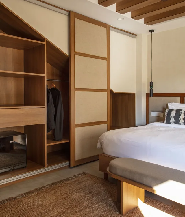 غرفة فاخرة بسرير كينج، GREEN WOOD RESORT 3/5