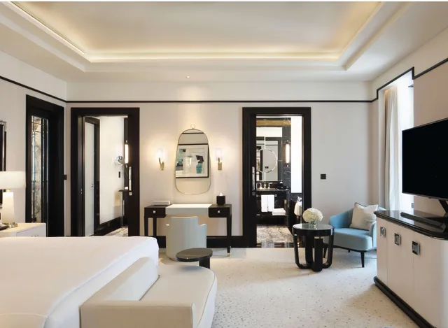 غرفة ديلوكس بسرير مزدوج لذوي الإعاقة، Waldorf Astoria Doha West Bay 2/4