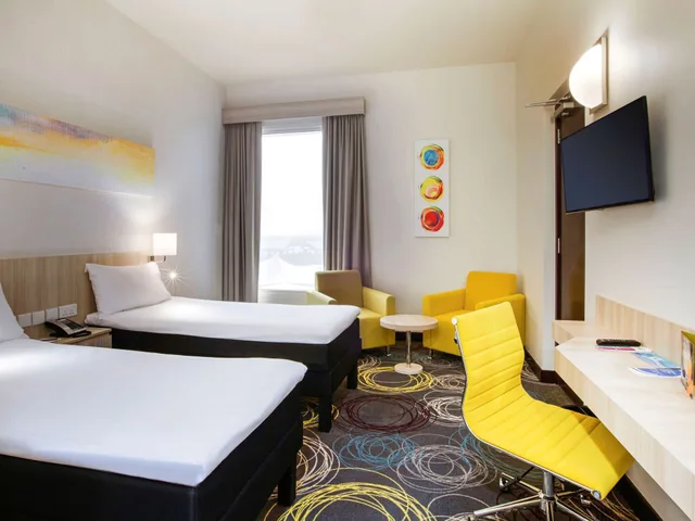 غرفة قياسية بسريرين منفصلين، Ibis Styles Dragon Mart Dubai 9/10