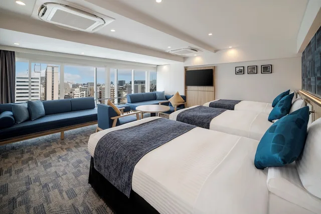 Renovated, Family, 3 Beds, 2 Sofa، Hotel Mystays Nagoya Sakae 2/4
