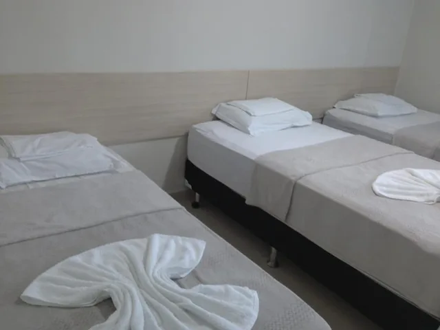 غرفة كومفورت ثلاثية بسرير مزدوج وسرير فردي، Hotel Litoral Fortaleza 4/7