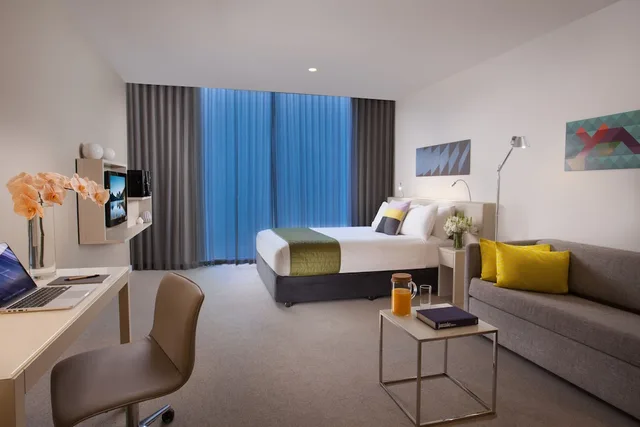 استوديو ديلوكس بسريرين منفصلين، Citadines on Bourke Melbourne 2/5