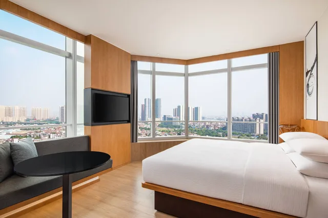 غرفة قياسية بسرير كينج بإطلالة على المدينة، Fairfield By Marriott Foshan Nanhai 2/3