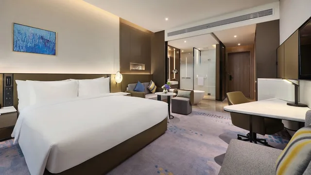 غرفة بريميوم بسرير فردي، Crowne Plaza Wuhan Development Zone 1/8