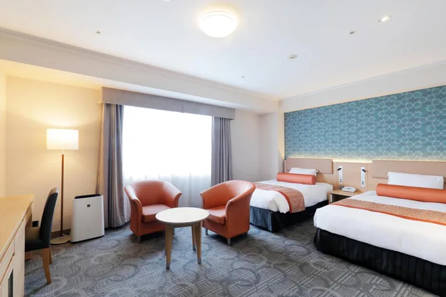 Room, Twin Beds, Excel View, Smoking، Sapporo Excel Hotel Tokyu 4/8