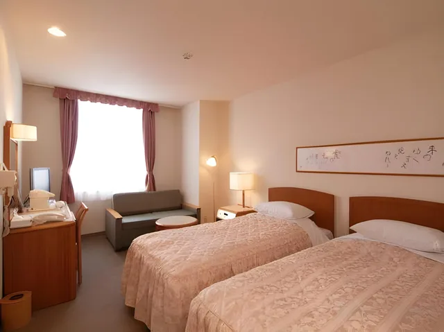 غرفة بسريرين منفصلين، Hotel Crown Hills Nigata 1/1