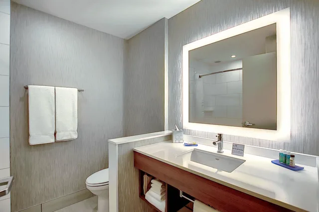 غرفة قياسية بسرير كينج وسريرين كوين، Holiday Inn Express Suites Calgary Airport Trail Ne 6/10