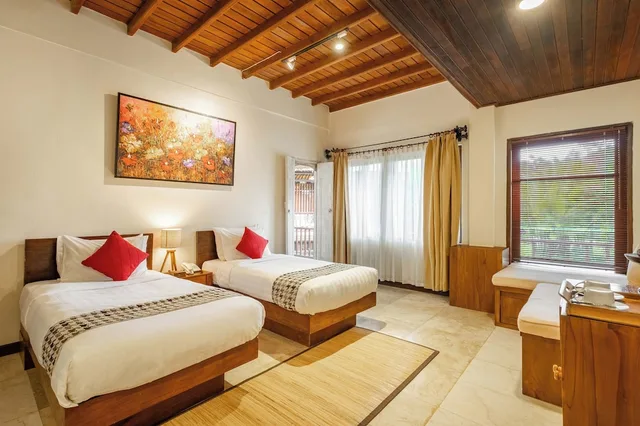 دوبلكس بسريرين منفصلين بإطلالة على النهر بغرفتي نوم، Villa Semana Resort Ubud 4/10