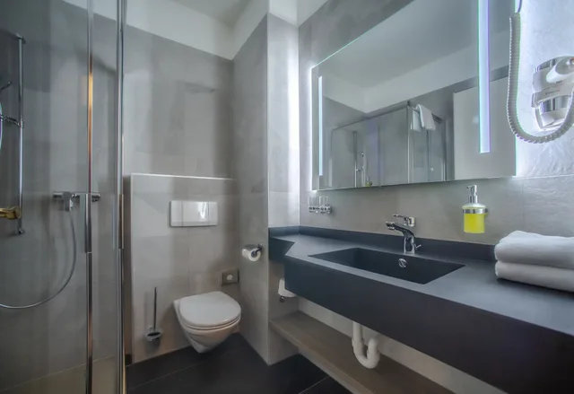 غرفة كومفورت بسرير مزدوج أو سريرين منفصلين بشرفة، Hotel Unione 5/5