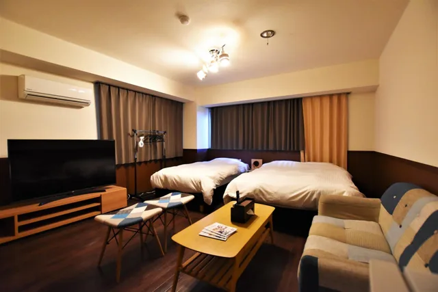 غرفة ثلاثية بسرير مزدوج وسرير فردي، Randor Residence Tokyo Classic (ex Grand Nishi Nippori First) 4/6