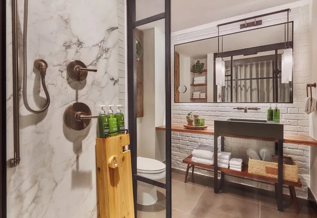 غرفة بسريرين مزدوجين، 1 Hotel Central Park 7/7