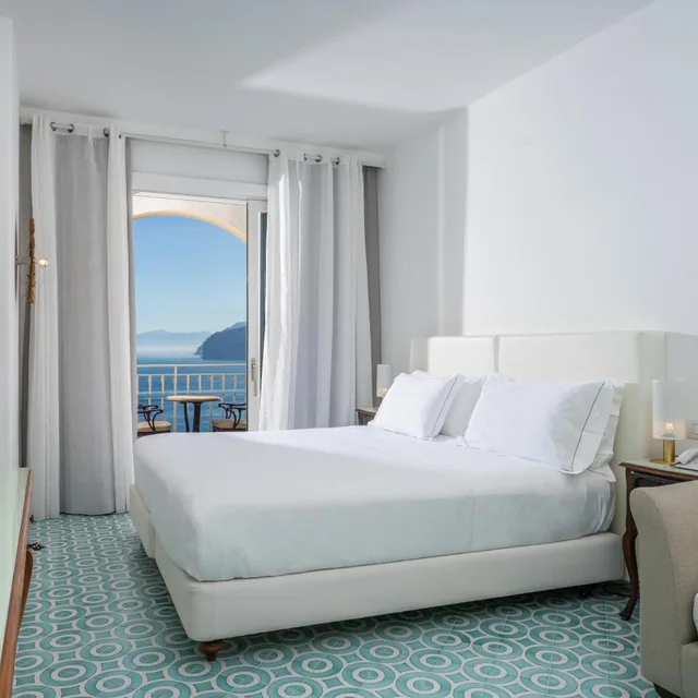 غرفة سوبيريور بإطلالة على البحر بشرفة، Hotel Belair 1/9