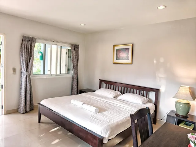 غرفة بسرير مزدوج أو سريرين منفصلين بإطلالة على الحديقة، Kong Garden Resort 5/10
