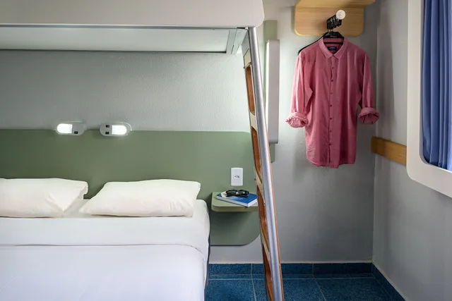 غرفة بسرير مزدوج وسرير فردي، IBIS BUDGET BELEM 3/10