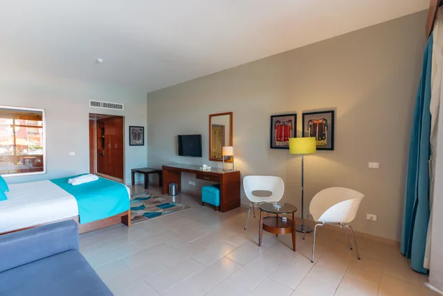 غرفة عائلية كبيرة بسرير مزدوج أو سريرين منفصلين بإطلالة على المسبح، Nubian Village Hotel 3/3