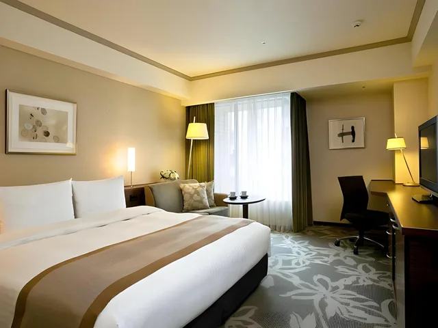 غرفة فاخرة مفردة بسرير كوين، Hotel Nikko Fukuoka 1/1