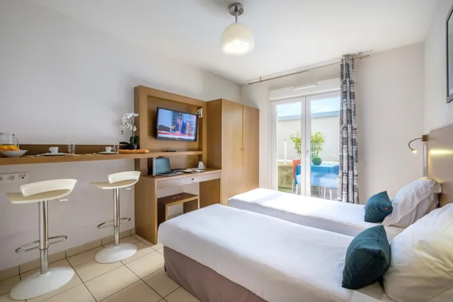استوديو بسريرين منفصلين، Comfort Aparthotel Antibes Le Maestria 2/6