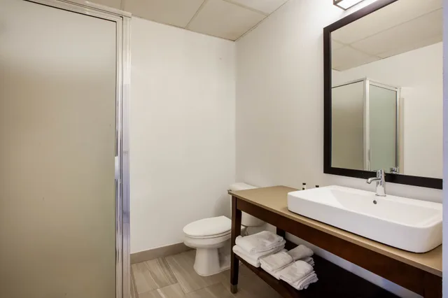 جناح كبير بسرير كينج بمطبخ صغير بحوض استحمام، Days Inn & Suites by Wyndham Rochester Hills MI 3/4