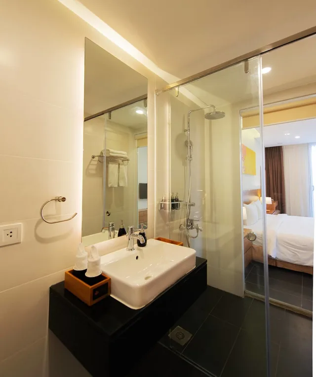 شقة تنفيذية بسريرين مزدوجين بإطلالة على المدينة بغرفة نوم واحدة، Maple Hotel Apartment 6/6