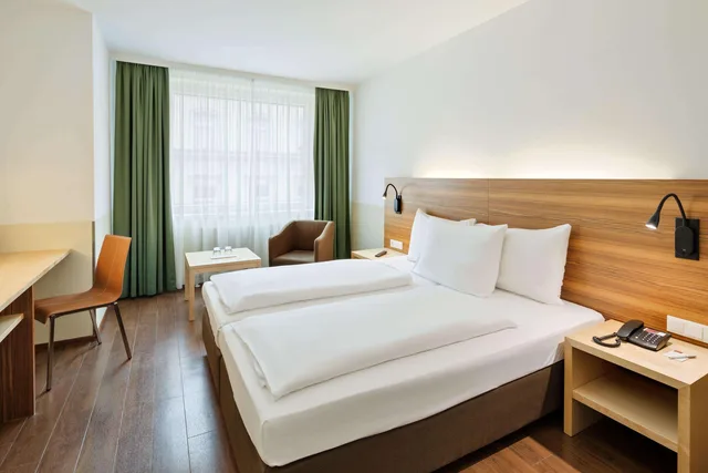 غرفة كلاسيكية بسرير مزدوج أو سريرين منفصلين، Four Points Flex by Sheraton Vienna Hauptbahnhof 2/5