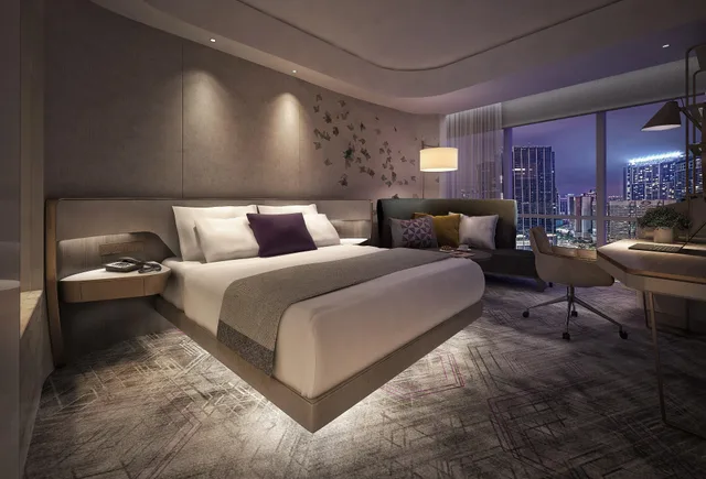 غرفة بسرير كينج لذوي الإعاقة، Crowne Plaza Kuala Lumpur City Centre 1/2