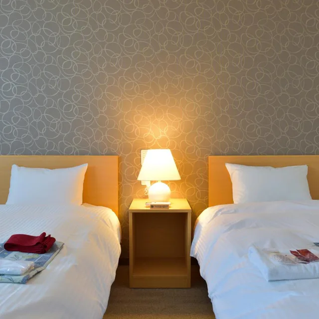غرفة قياسية بسريرين منفصلين، Sun Plaza Hotel Fuji Lake Yamanaka 4/7