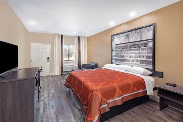 غرفة بسرير كينج لذوي الإعاقة، Super 8 by Wyndham Houston NW Beltway 8-West Rd 2/3