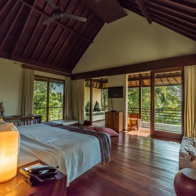 فيلا بسرير كينج بغرفة نوم واحدة، Qunci Villas Resort 3/5