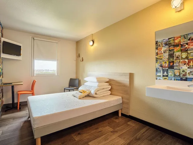 Tande, Twin Beds، hotelF1 Paris Saint-Denis Universite 3/10