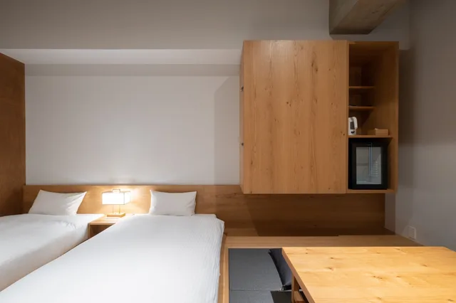 Japanese, Moderate, Twin Beds, 2 Futon Beds, Large، TSUGU Kyoto Sanjo by THE SHARE HOTELS 4/6