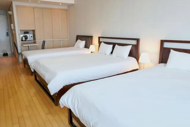 غرفة ثلاثية بسرير كوين وسريرين كوين، Gogo House 2/5