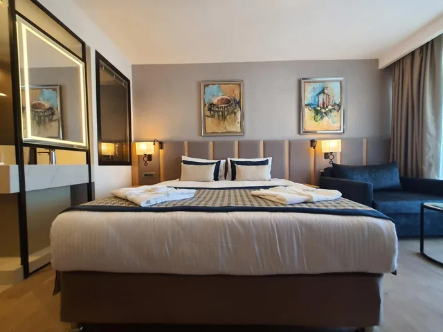 غرفة اقتصادية بسرير مزدوج، Sunthalia Hotels & Resorts Ultra All Inclusive Adults Only Party Hotel Side 1/10