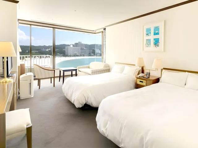 غرفة بسريرين منفصلين، Shiraraso Grand Hotel 1/1