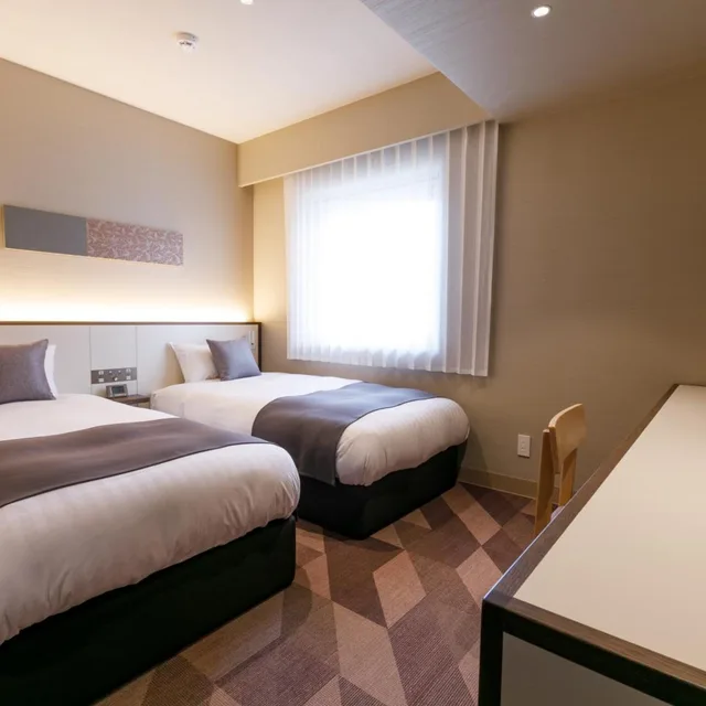 غرفة بسريرين منفصلين، Fukuoka U-Bell Hotel 2/10