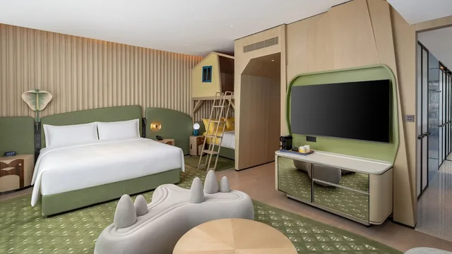 Kids Theme, Grand, King Bed, 2 Bunk Beds, Club Lounge Access, Accessible، Xiamen Sm City By Ihg 4/5