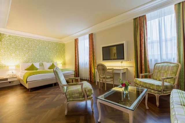 غرفة ديلوكس تقليدية بسرير كينج، Imlauer Hotel Pitter Salzburg 2/4