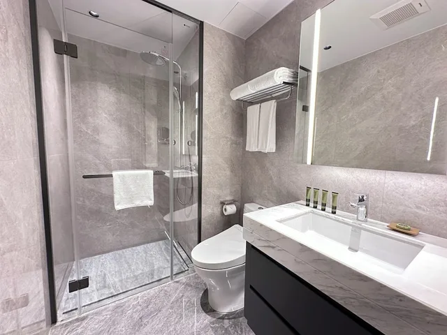 استوديو ديلوكس بسرير كوين، CM Plus Service Apartment Shenzhen Taige 4/4